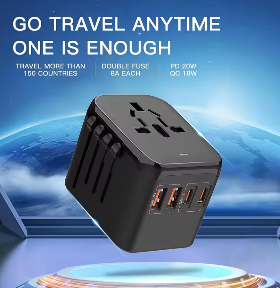 Universal Travel Adaptor & Charger